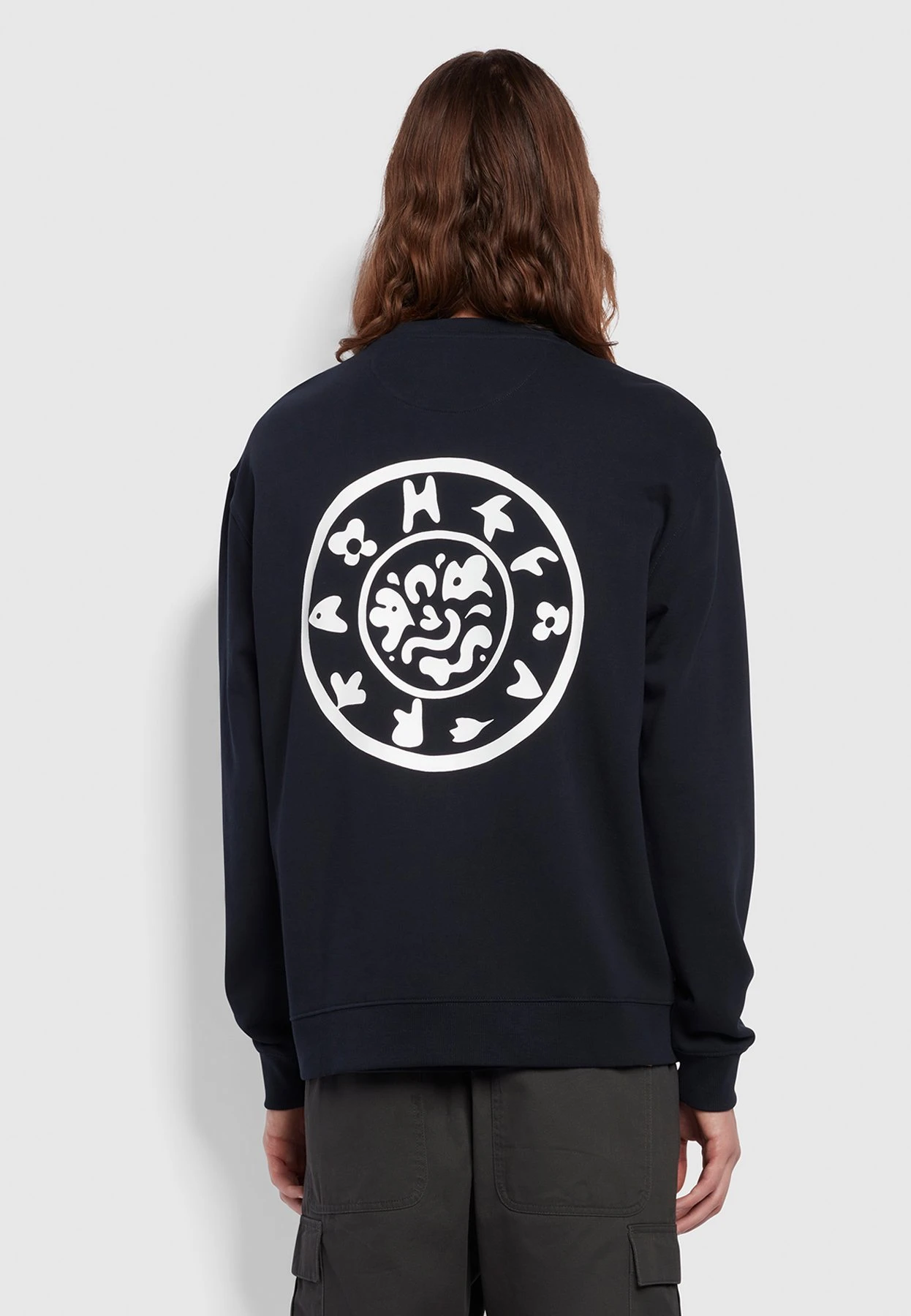 Farah Graphic - Sweater - True Navy 3 Farah Graphic - Sweater - True Navy