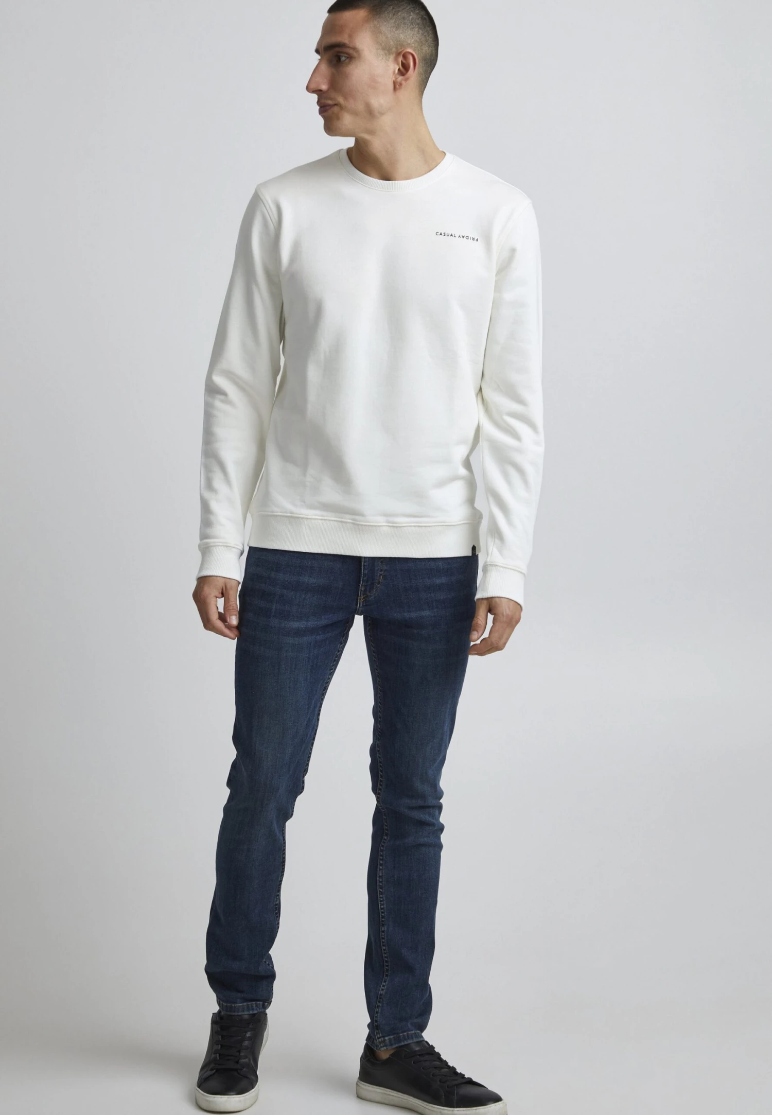 CASUAL FRIDAY Severin Crew Neck- Sweater - Ecru 4 CASUAL FRIDAY Severin Crew Neck- Sweater - Ecru - Afbeelding 2