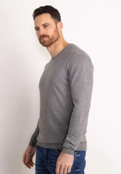 Petrol Industries Trui - Light Slate Melee -About You Winkel 121e22f5462642d6afab9d6bb269eb2d