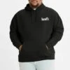 Levi's® Plus Relaxed Graphic Poster - Hoodie - Caviar Black