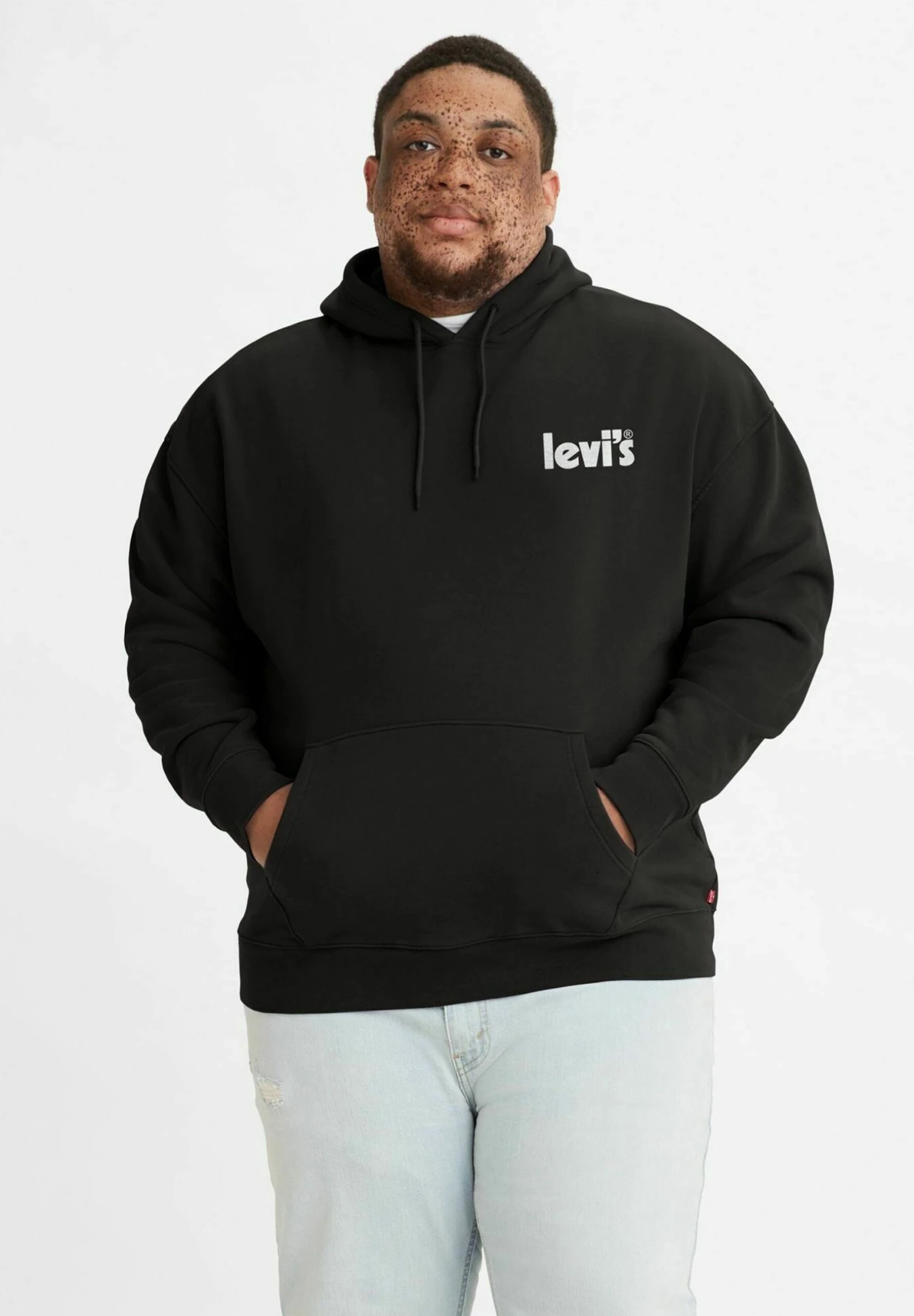 Levi's® Plus Relaxed Graphic Poster - Hoodie - Caviar Black 3 Levi's® Plus Relaxed Graphic Poster - Hoodie - Caviar Black