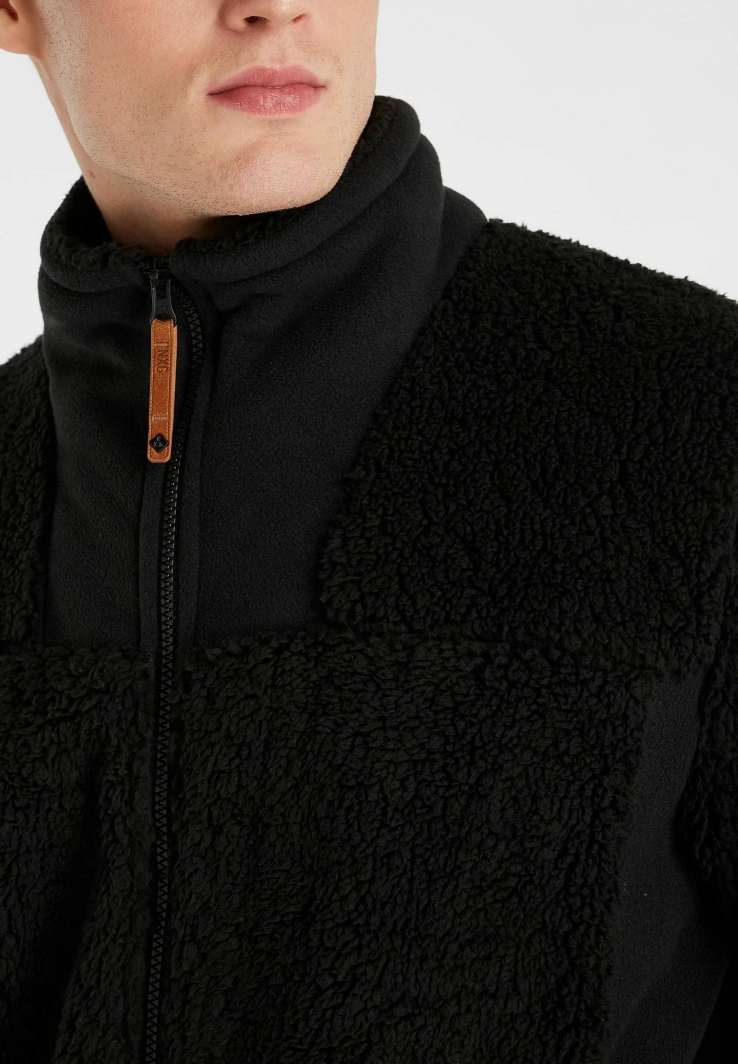 Sweater Met Rits - True Black 5 Sweater Met Rits - True Black - Afbeelding 3