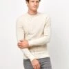 Profuomo Crew Neck - Trui - Off White -About You Winkel 1e2b55080fba4a629ece55ddaf5153d1