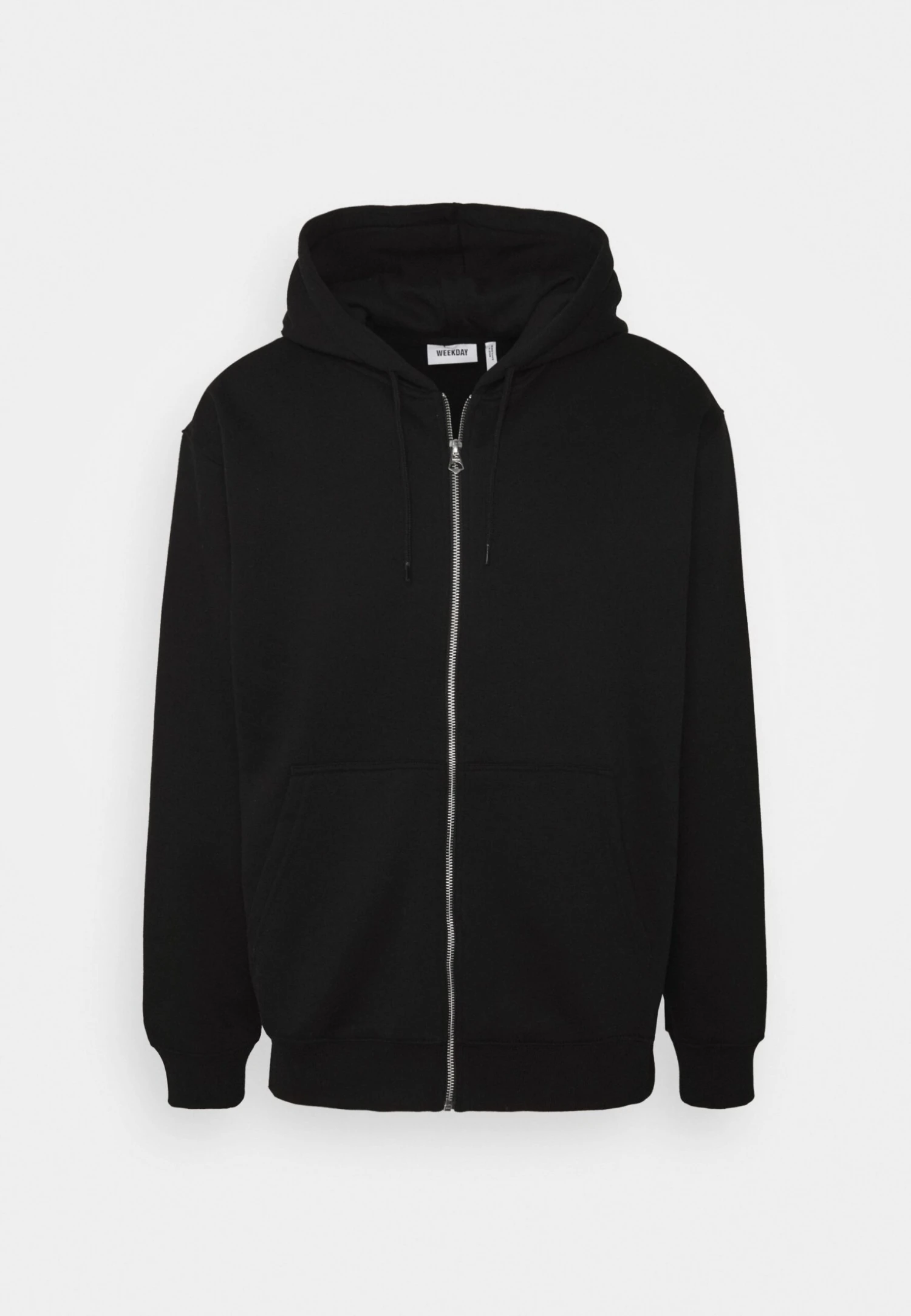 WEEKDAY Standard Zip Hoodie - Sweater Met Rits - Black 8 WEEKDAY Standard Zip Hoodie - Sweater Met Rits - Black - Afbeelding 6