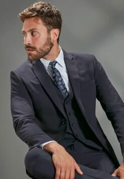 Next Signature Tollegno Motionflex Stretch Slim Fit - Colbert - Blue -About You Winkel 1ea173ad44724b40ad6b329cf0028c16