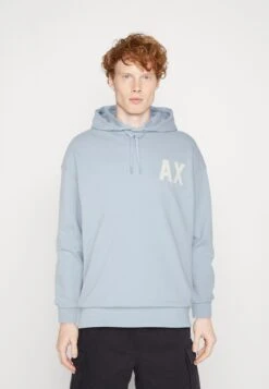 Armani Exchange Hoodie - Hoodie - Blue Fog