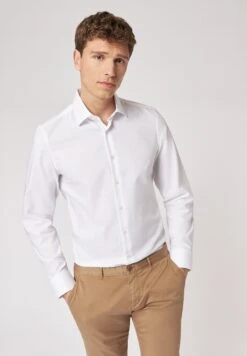 ROY ROBSON Business Im Mit Leichter Struktur - Zakelijk Overhemd - Weiss -About You Winkel 26896cbf663c456b98551ebcc2efe6ef