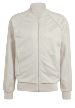 Adidas Originals Graphics Monogram Sst Track - Sweater Met Rits - Beige -About You Winkel 2932085873134af3bff1b0184f8f8aed