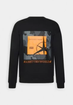 Jack & Jones Jcofilo Crew Neck - Sweater - Black -About You Winkel 2c329e1cc124439ebacd2d2418a191c7