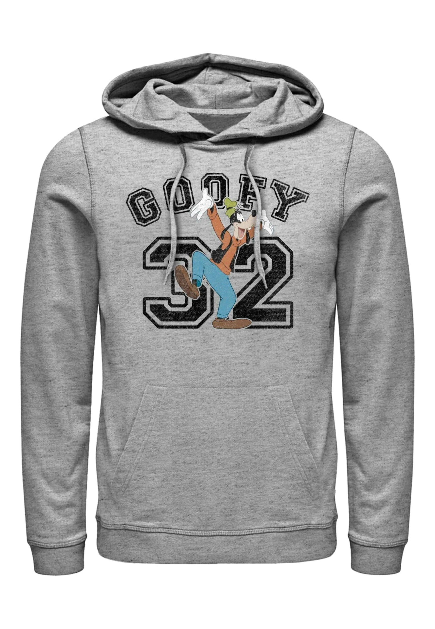 Disney Classic Mickey Goofy Collegiate Unisex - Hoodie - Melange Grey 3 Disney Classic Mickey Goofy Collegiate Unisex - Hoodie - Melange Grey