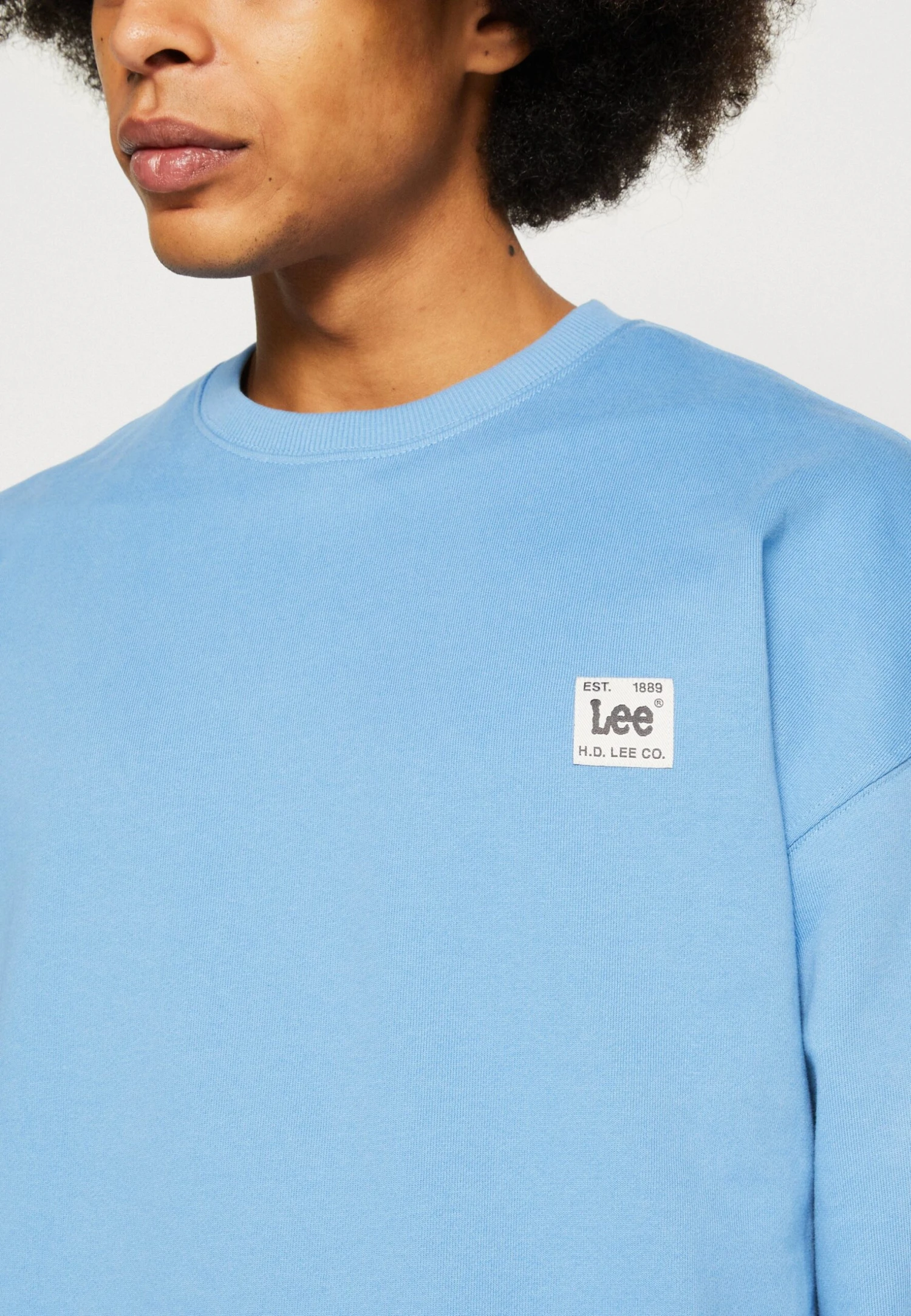 Lee Core Loose - Sweater - Prep Blue 8 Lee Core Loose - Sweater - Prep Blue - Afbeelding 6