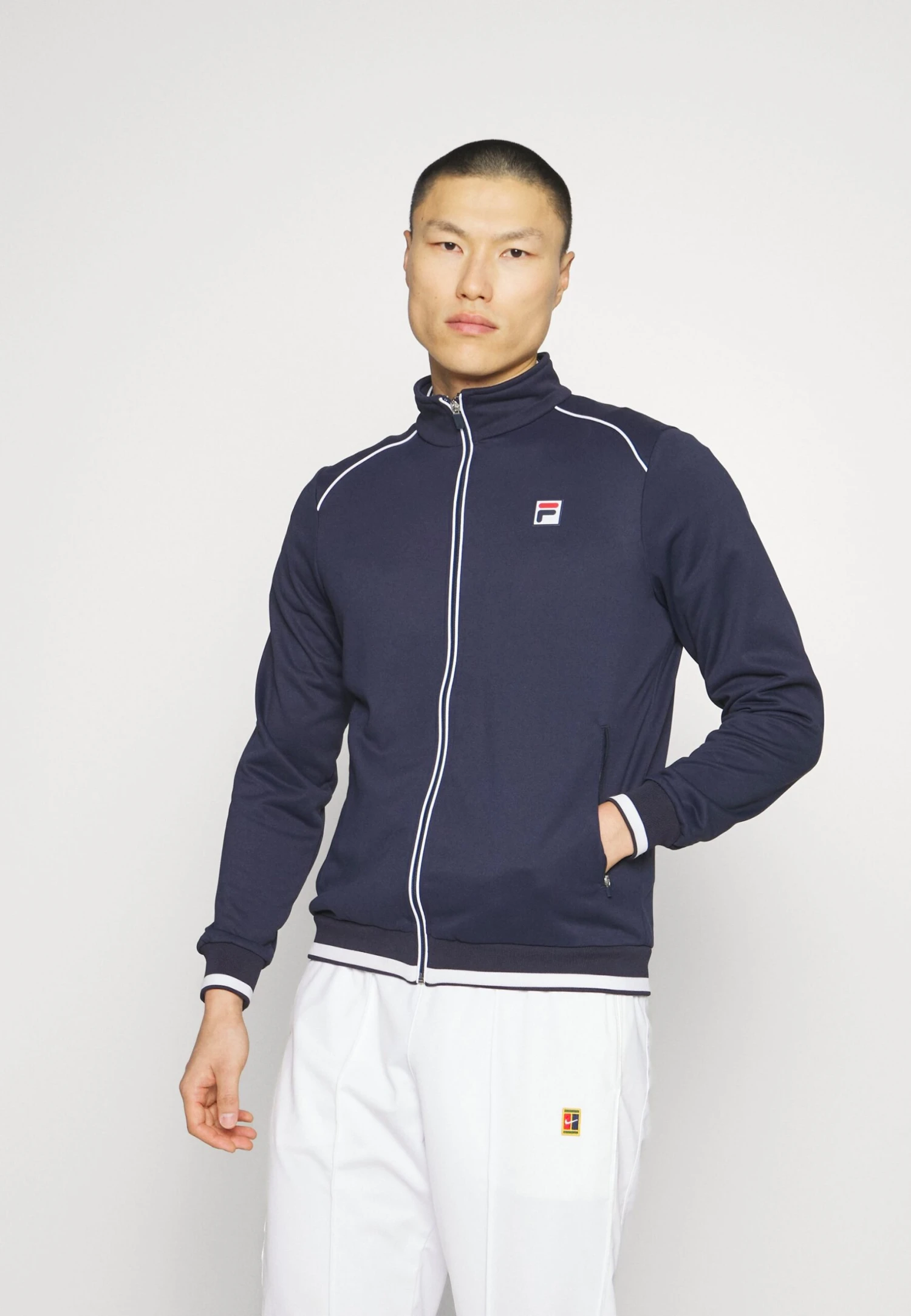 Fila Jacket Ben - Sweater Met Rits - Navy 3 Fila Jacket Ben - Sweater Met Rits - Navy