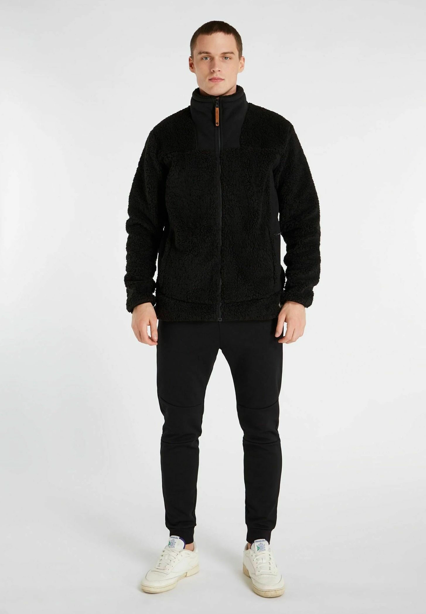 Sweater Met Rits - True Black 4 Sweater Met Rits - True Black - Afbeelding 2