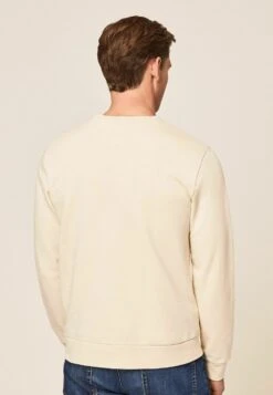 Hackett London Logo Crw - Sweater - Linen -About You Winkel 3d55f0f2d811455db84fca85330992a9