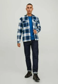 Jack & Jones Rddari Check L/S Sn - Lichte Jas - Navy Blazer 10 Jack & Jones Rddari Check L/S Sn - Lichte Jas - Navy Blazer -About You Winkel 425f41529a784841875ae34adfd1bcf7