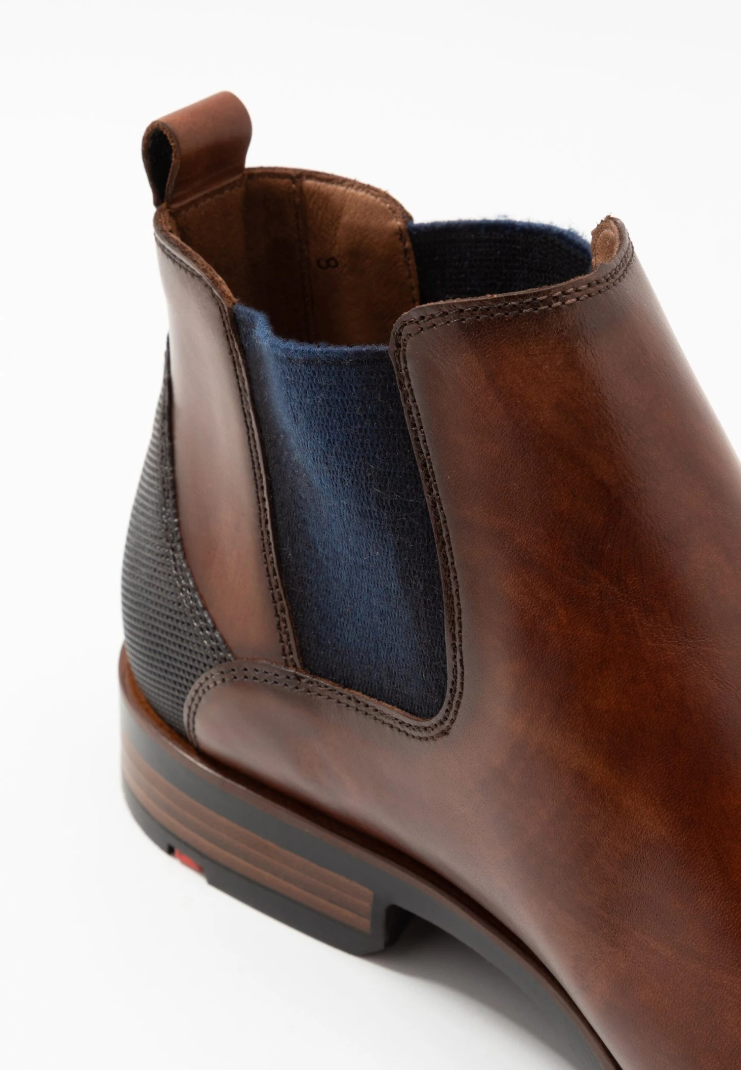 Lloyd Jaser - Korte Laarzen - Brandy/Midnight 8 Lloyd Jaser - Korte Laarzen - Brandy/Midnight - Afbeelding 6