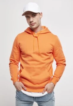 URBAN CLASSICS Organic Basic Hoody - Hoodie - Orange