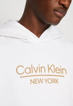 Calvin Klein New York Logo Hoodie - Hoodie - Bright White -About You Winkel 4ef9daee21874d7683536385c4b44122