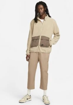 Nike Sportswear Fleece Trui - Khaki Ironstone Citron Tint Light Bone -About You Winkel 4fd5d68117eb46d6a288541033261c7f