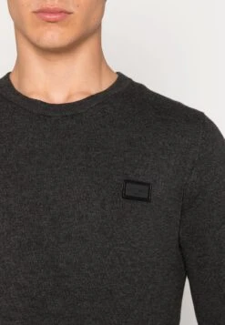 Antony Morato Slim Fit With Logoed Meta - Trui - Dark Grey Melange -About You Winkel 517eb6c573854f688e2cd9875d799340