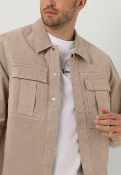 Calvin Klein Mineral Dye Utility - Lichte Jas - Beige -About You Winkel 53a04fcd6f0a4f629eab300d21ee7dda