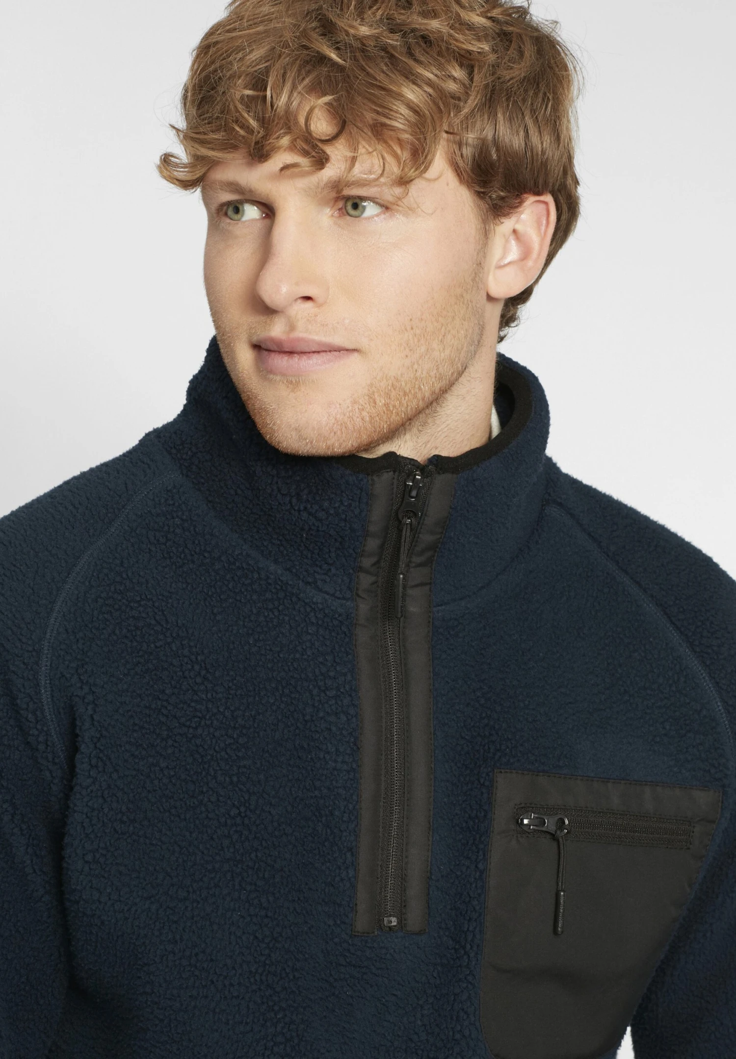 Indicode Jeans Idtrout - Fleecejas - Navy 6 Indicode Jeans Idtrout - Fleecejas - Navy - Afbeelding 4