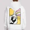 F4NT4STIC Looney Tunes Bugs Bunny - Hoodie - White