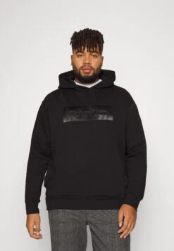 Calvin Klein Embroidered Comfort Hoodie - Sweater - Black