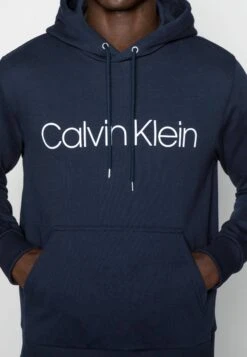 Calvin Klein Logo Hoodie - Hoodie - Navy -About You Winkel 711098a7261c4fa3ab3ddd211df745bf