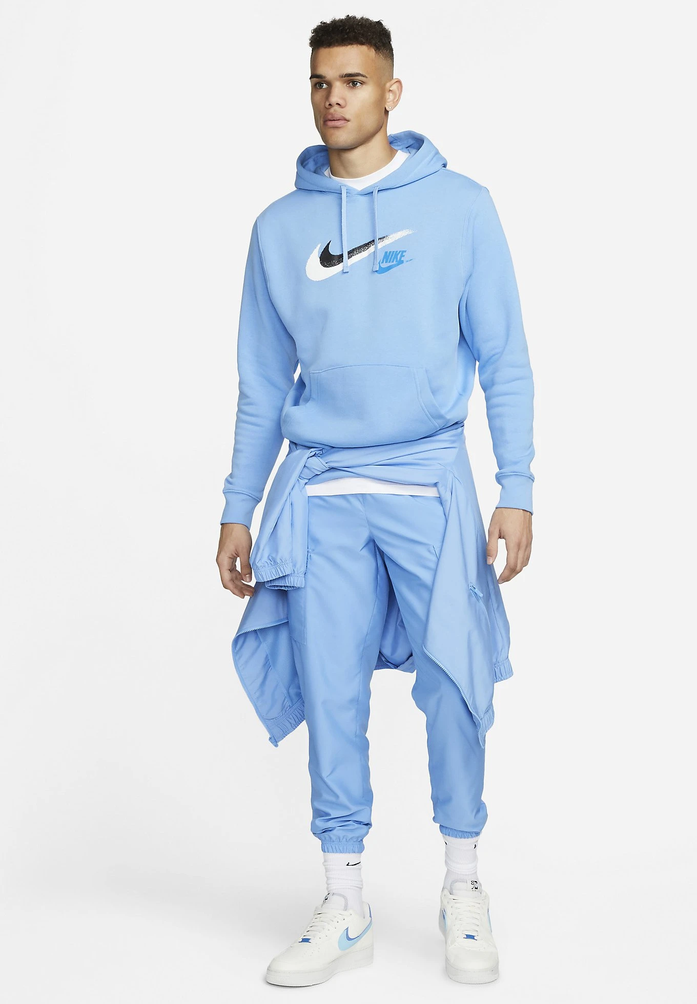 Nike Sportswear M Nsw Si Po Bb - Hoodie - University Blue 4 Nike Sportswear M Nsw Si Po Bb - Hoodie - University Blue - Afbeelding 2