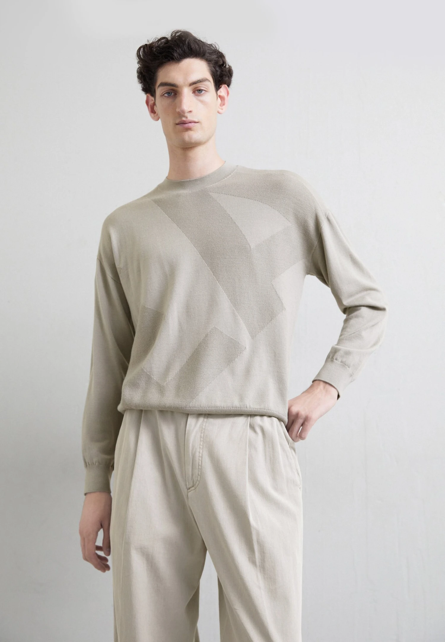 Emporio Armani Trui - Greige 3 Emporio Armani Trui - Greige