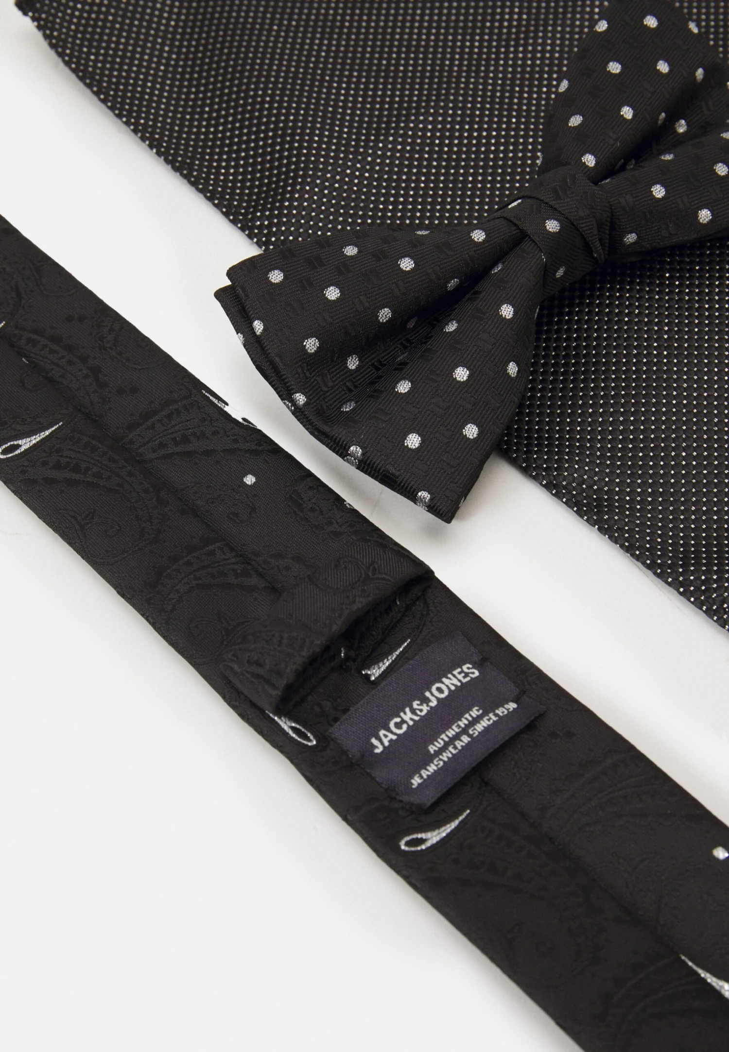 Jack & Jones Jachank Giftbox Unisex Set - Stropdas - Black 8 Jack & Jones Jachank Giftbox Unisex Set - Stropdas - Black - Afbeelding 6