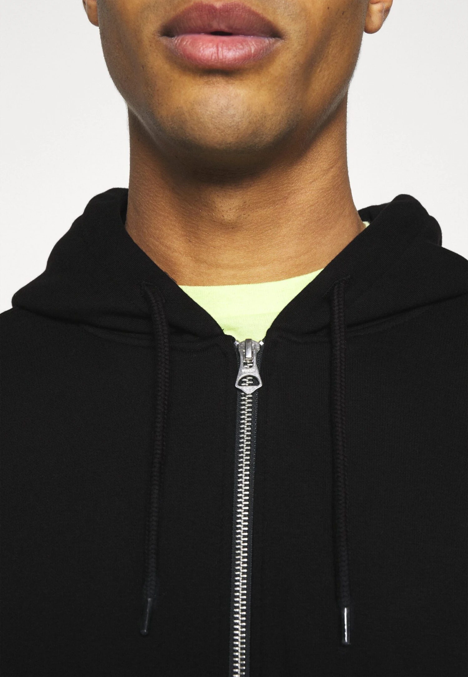 WEEKDAY Standard Zip Hoodie - Sweater Met Rits - Black 7 WEEKDAY Standard Zip Hoodie - Sweater Met Rits - Black - Afbeelding 5