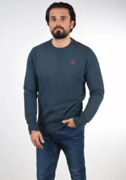 Solid Sdbenn - Sweater - Blue Melange