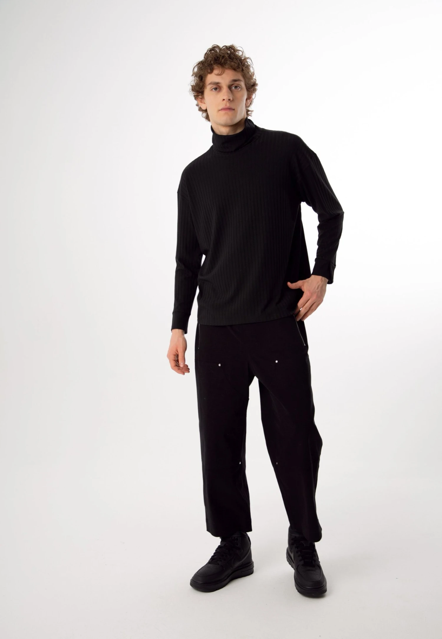 Roll-Neck - Trui - Black 10 Roll-Neck - Trui - Black - Afbeelding 8