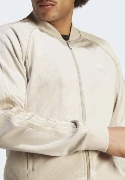 Adidas Originals Graphics Monogram Sst Track - Sweater Met Rits - Beige -About You Winkel 83a818a77f064d70b7aeeda1ee74487a