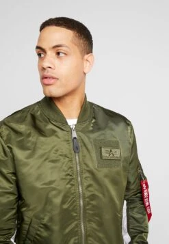 Alpha Industries Custom - Bomberjacks - Dark Green -About You Winkel 84e9fa555fc341d6a91fd0b508fbb7c2