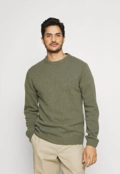 CASUAL FRIDAY Karl Crew Neck - Trui - Olivine Melange