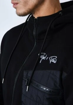 Avec Empiècement- Sweater Met Rits - Noir -About You Winkel 897efb1350e84aeea11535e6eb5e43ad