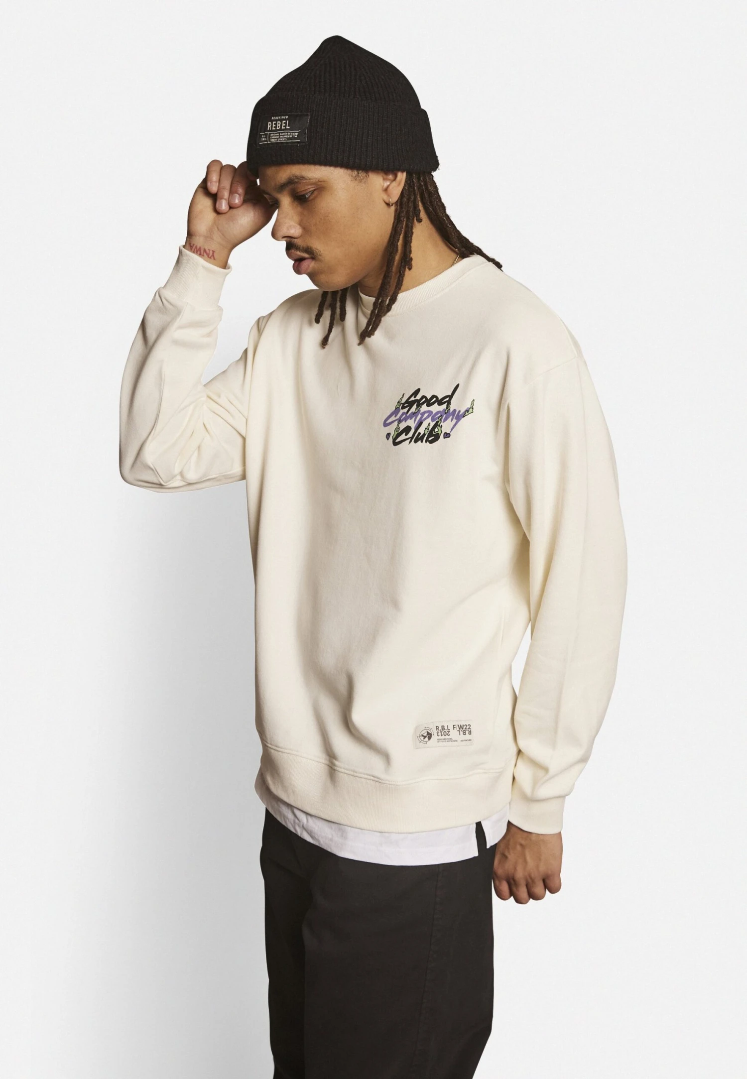 Redefined Rebel Rafael- Sweater - Pristine 3 Redefined Rebel Rafael- Sweater - Pristine