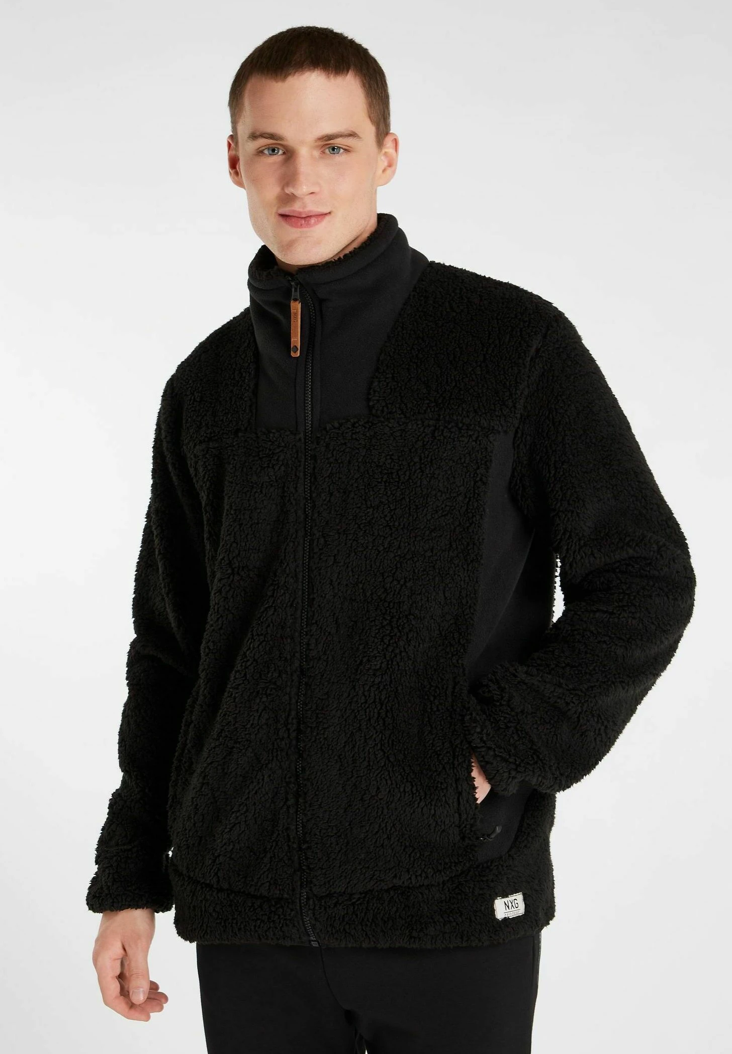 Sweater Met Rits - True Black 3 Sweater Met Rits - True Black