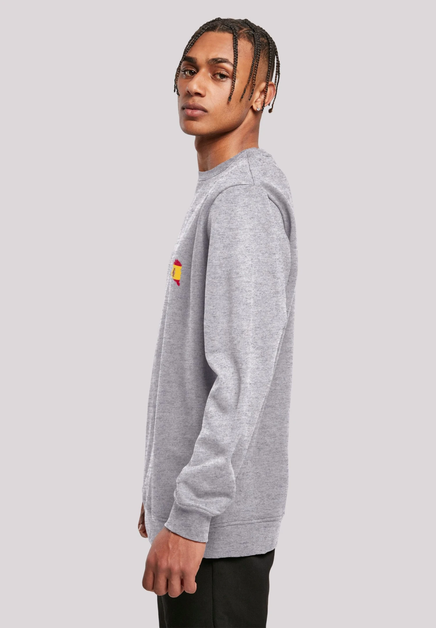 F4NT4STIC Spanien Flagge - Sweater - Heather Grey 7 F4NT4STIC Spanien Flagge - Sweater - Heather Grey - Afbeelding 5