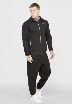 SikSilk Inject - Sweater Met Rits - Black -About You Winkel 977fb8b6ab744ffe803a18ee6fdddadd