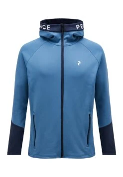 Peak Performance M Rider Zip- Fleecejas - Mittelblau