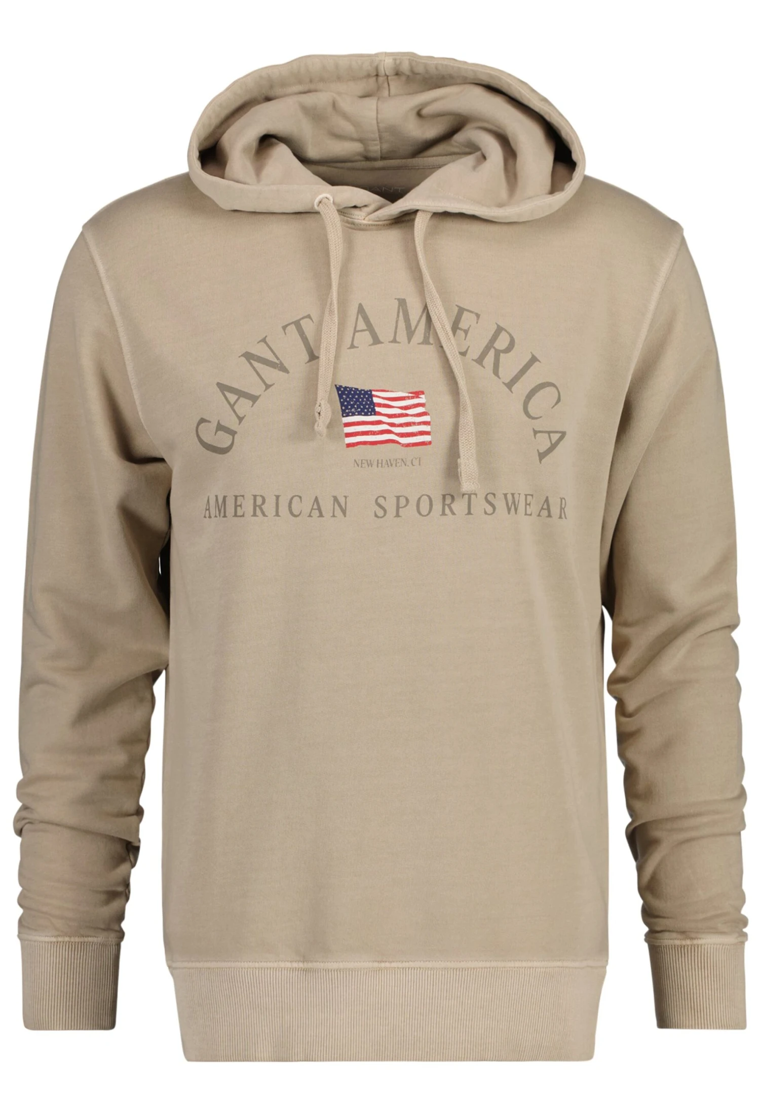 Gant Sunfaded- Hoodie - Concrete Beige 3 Gant Sunfaded- Hoodie - Concrete Beige