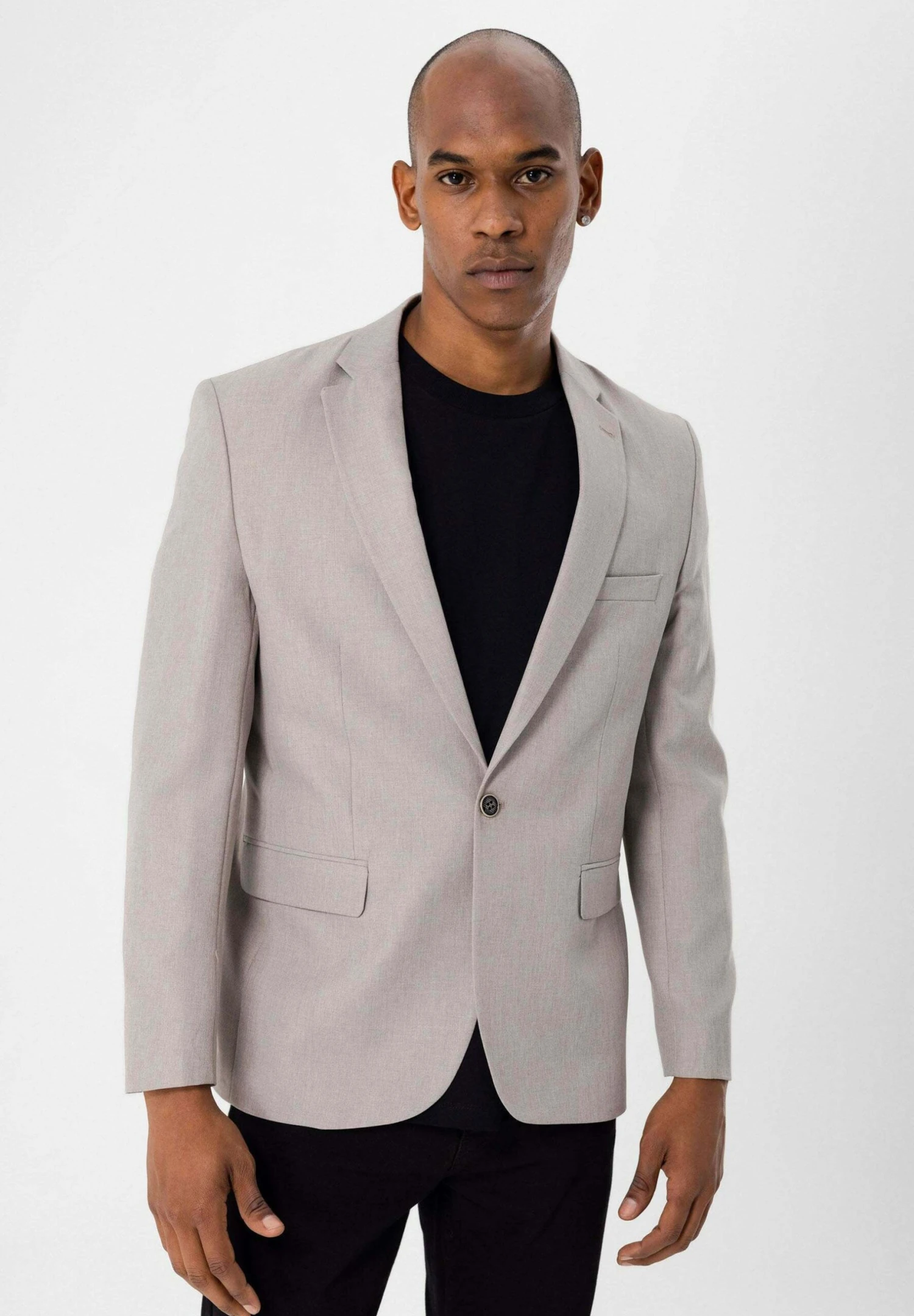 Blazer - Stone Melange 3 Blazer - Stone Melange