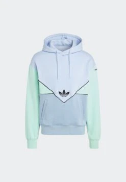 Adidas Originals Hoodie - Blue Dawn Ambient SkyEasy Green -About You Winkel a83e646d6c994184a353757216885644