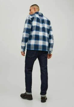 Jack & Jones Rddari Check L/S Sn - Lichte Jas - Navy Blazer 11 Jack & Jones Rddari Check L/S Sn - Lichte Jas - Navy Blazer -About You Winkel a8c6ed398ddf434aaa6b794fea40ffc5