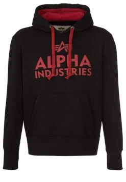 Alpha Industries Foam Print - Hoodie - Black -About You Winkel a8cd13dc8c56429891d3d44d39503614