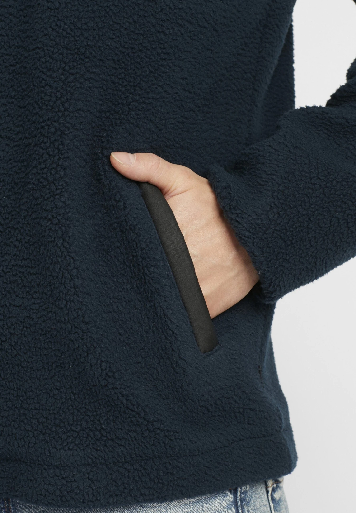 Indicode Jeans Idtrout - Fleecejas - Navy 7 Indicode Jeans Idtrout - Fleecejas - Navy - Afbeelding 5